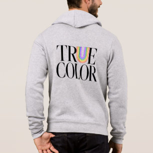 True Colors Editorial Fashion Typography Design Hoodie