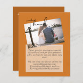 True Colors FOTO Vielen Dank Letter Budget Wedding (Vorne/Hinten)