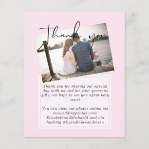 True Colors FOTO Vielen Dank Letter Budget Wedding