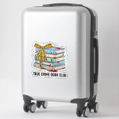 True Crime Book Sticker - Crime Scene Books mit (Koffer)