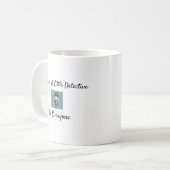 True Crime Detection Funny Mug Kaffeetasse (Vorderseite Links)