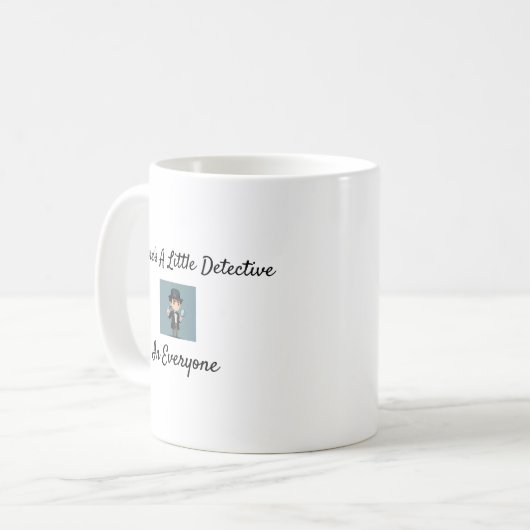 True Crime Detection Funny Mug Kaffeetasse (Vorderseite Links)