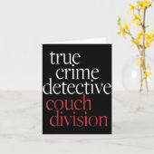 True Crime Detective Couch Di Karte (Gelbe Blume)