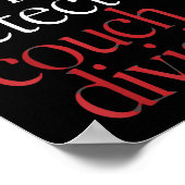 True Crime Detective Couch Di  Poster (Ecke)