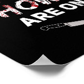 True Crime Fan Sorry I Can't My Murder Shows Are O Poster (Ecke)