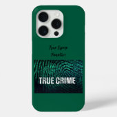 True Crime Fanatic iPhone Case (Rückseite)