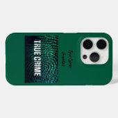 True Crime Fanatic iPhone Case (Rückseite (Horizontal))
