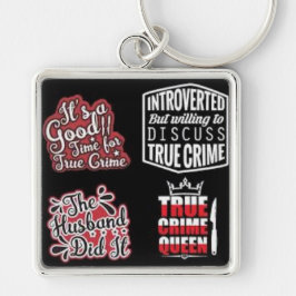 True Crime Fanatic Key Chain Schlüsselanhänger