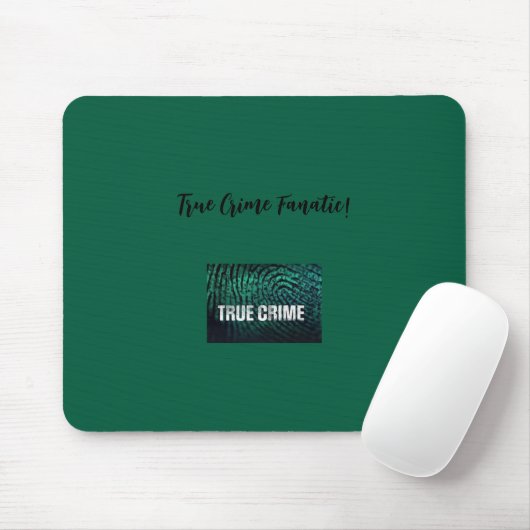 True Crime Fanatic Mouse Pad Mousepad (Mit Mouse)