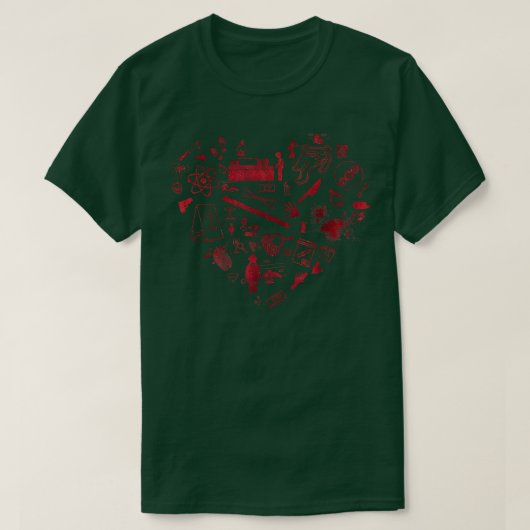 True Crime Forensics Podcast Junkie - Forensic Sci T-Shirt (Design vorne)