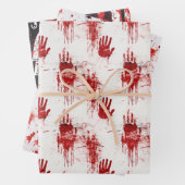 True Crime Horror Muster Geschenkpapier Set (Beispiel)