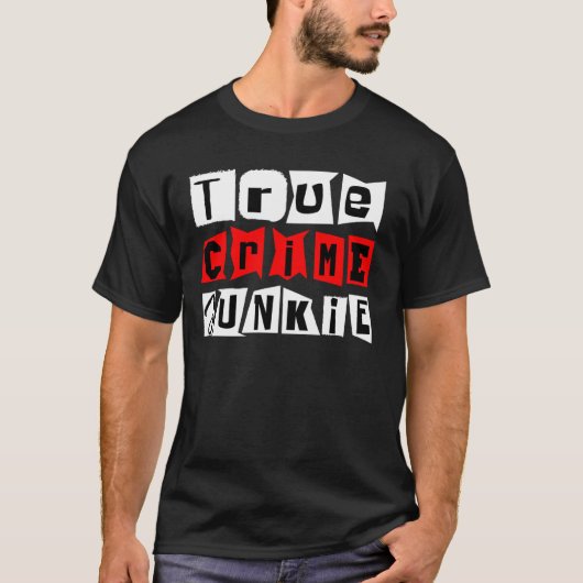 True Crime Junkie Long Sleeve T-Shirt (Vorderseite)