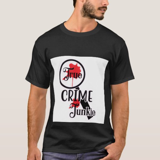 True Crime Junkie Men's T-Shirt (Vorderseite)