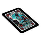True Crime Junkie Tarot Card Magnet (Rechte Seite)