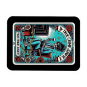 True Crime Junkie Tarot Card Magnet (Horizontal)