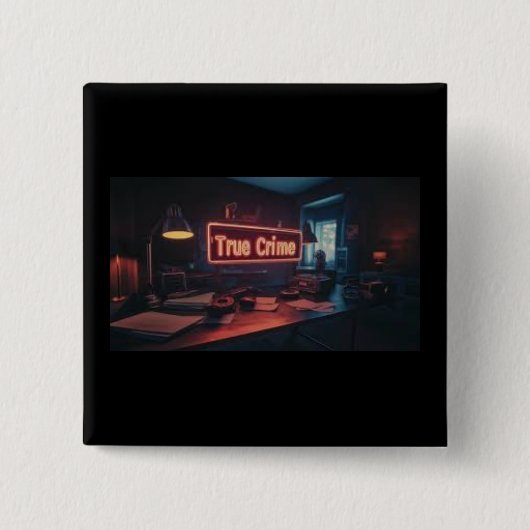True-Crime-Knopf Button (Vorderseite)