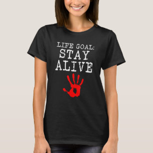 True Crime Life Goal Murder Show Junkie Murderino T-Shirt