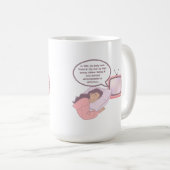 True Crime Lover Minimalist Design | Dark Humor Kaffeetasse (VorderseiteRechts)