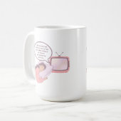 True Crime Lover Minimalist Design | Dark Humor Kaffeetasse (Vorderseite Links)