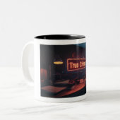 True Crime Mug Zweifarbige Tasse (Vorderseite Links)