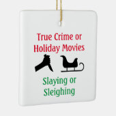 True Crime oder Holiday Movies Ristorante Al Pento Keramikornament (Rechts)