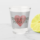 True Crime Podcast Lover Schnapsglas (Vorderseite)