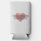 True Crime Podcast Lover Selters Dosenkühler (Rückseite)
