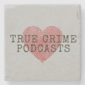True Crime Podcast Lover Steinuntersetzer (Vorderseite)