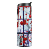 True Crime Podcast Watching Junkie Thermosbecher (Nach links gedreht)