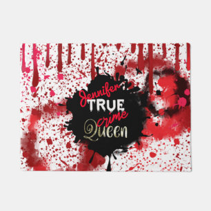True Crime Queen Personalisiert Fußmatte