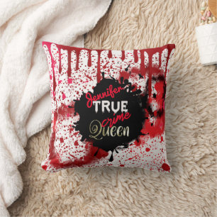 True Crime Queen Personalisiert Kissen