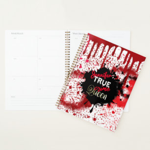 True Crime Queen Personalisiert Planer