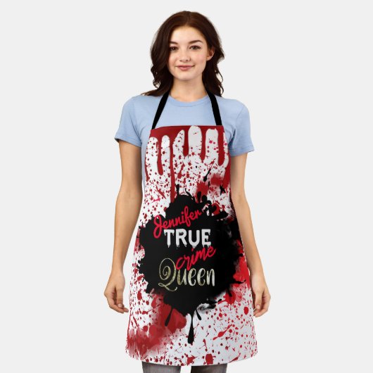 True Crime Queen Schürze (Getragen)
