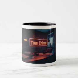 True-Crime-Tasse Zweifarbige Tasse