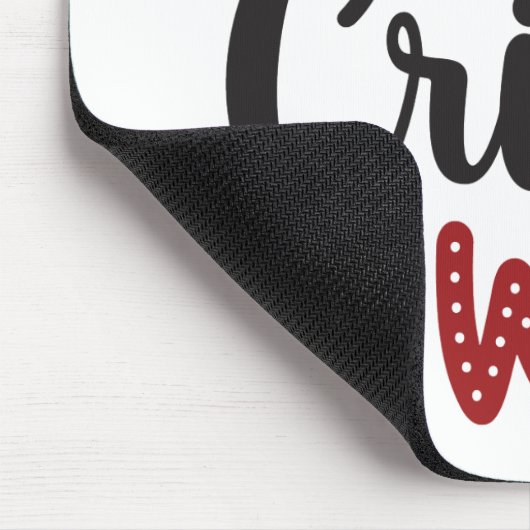 True Crime & Wine Mousepad (Ecke)