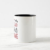 True Crime & Wine Zweifarbige Tasse (Mittel)