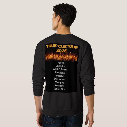 True Cue Tour 2026 Sweatshirt (Schwarz voll)