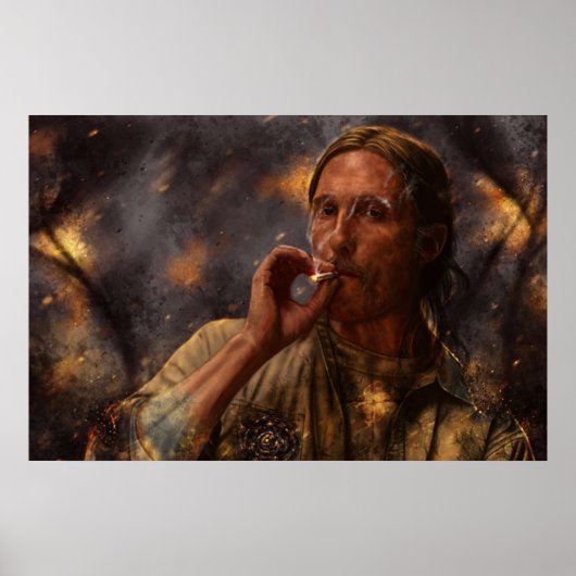 True Detective Rust Cohle 2014 Poster (Vorne)