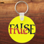 True False Schlüsselanhänger (Vorderseite)
