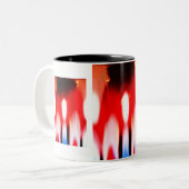 True Flames Zweifarbige Tasse (Vorderseite Links)