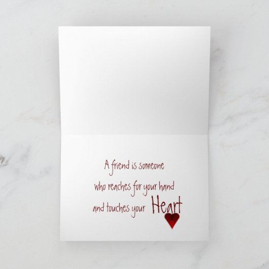 True Friend Card Karte (Innenseite)