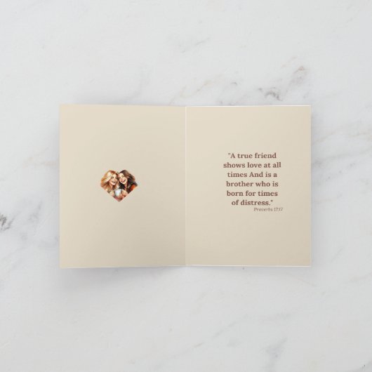 True Friend Dankeskarte (Innenseite)