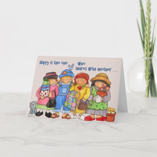 True Friend - Greeting Card Karte (Vorderseite)