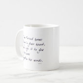 True Friend Kaffeetasse (Vorderseite Links)