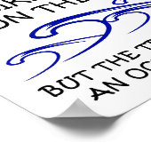 True Friend Octopus Funny Poster (Ecke)