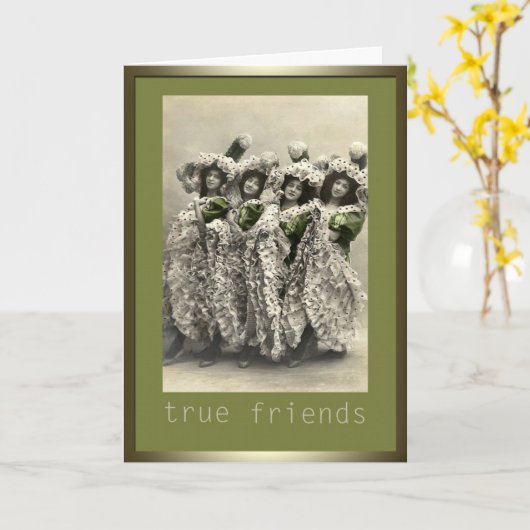 True Friends Karte (Gelbe Blume)