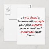 True Friends.png Postkarte (Vorne/Hinten)