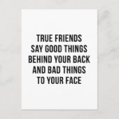 True Friends Postkarte (Vorderseite)