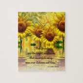 True Friends Sunflower Jigsaw Puzzle (Vertikal)