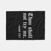 True Friendship Quote Gift For Friend Fleecedecke (Vorderseite (Horizontal))